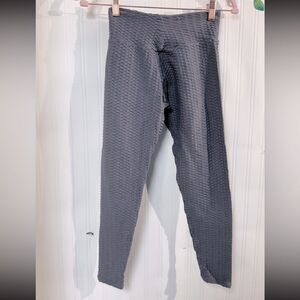 Booty by Brabants Textured Gray Activewear leggings OS